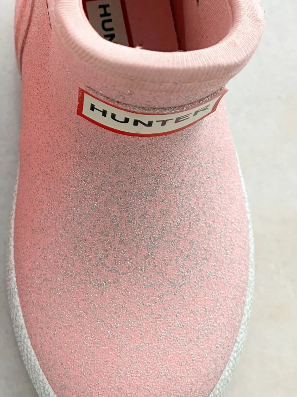 HUNTER Little Kids Finely Pull-On Waterproof Pink Chelsea Boots Size 7